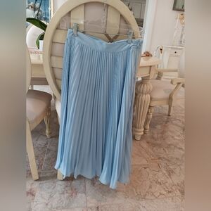 Designer English Factory Small Pastel Blue Long Skirt